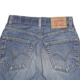 REWORK Womens Denim Blue Shorts M W27 Casual Cotton Classic Fit Distressed