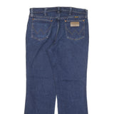 WRANGLER Womens Regular Fit Straight Blue Denim Jeans W32 L29 Zip Cotton Blend