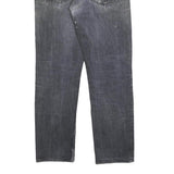 CARHARTT Mens Black Regular Fit Straight Leg Denim Cotton Blend Medium W32 L30