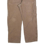 DICKIES Mens Jeans Brown Regular Straight Denim Medium W42 L30 Workwear Utility