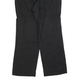 CHARTER CLUB Womens Linen Black Classic Straight Trousers W34 L32 Formal Work