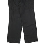 CHARTER CLUB Womens Linen Black Classic Straight Trousers W34 L32 Formal Work