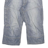 S OLIVER Womens Shorts Blue Cargo XL W35 Cotton Blend Casual