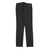 LEVI'S 511 Slim Mens Jeans Black Slim Skinny Denim W30 L32 Stylish Zip