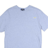 POLO RALPH LAUREN Mens Blue XL V-Neck Plain Cotton T-Shirt Pocket Casual