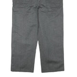 FISCHER PECHEUR Mens Cotton Blend Grey Regular Button Trousers W43 L30 Casual