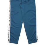 CARHARTT Womens Joggers Blue & White XS W28 L27 Logo Tape Track Pants