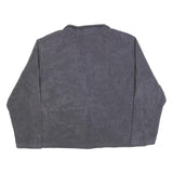 STARTER Mens Grey 2XL Polyester Zip Jacket Plain Casual Outerwear