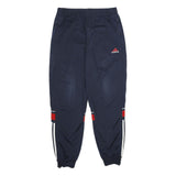 ADIDAS Mens Joggers Navy Blue & Red Slim Tapered M W30 L32 Sports Casual