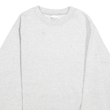 MEKE INC Mens Grey Crew Neck XS U.S. Air Force Embroidered Logo Sweatshirt
