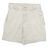 CARHARTT Mens Shorts Beige Casual M W30 Cotton Blend Pocketed Workwear