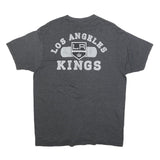 NHL Mens Grey Los Angeles Kings Graphic T-Shirt L Short Sleeve Crew Neck Sports