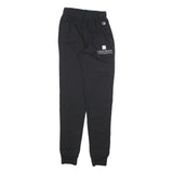CHAMPION Womens Joggers Black XS W22 L32 Cotton Blend Regular Tapered Drawstring