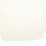 S & K COMPANY Womens White 1/4 Zip XL Cotton Blend Sweatshirt Pullover Casual