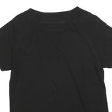 PUMA Womens Black & White Graphic T-Shirt L Short Sleeve Crew Neck Sportswear