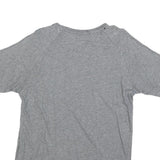 PUMA Mens Grey Grey Logo Graphic T-Shirt L Short Sleeve Crew Neck Casual