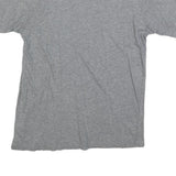 PUMA Mens Grey Grey Logo Graphic T-Shirt L Short Sleeve Crew Neck Casual
