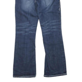 VIGOSS Womens Jeans Blue Regular Bootcut Denim Medium W32 L30 Stylish Stitching