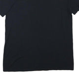NIKE Mens Black Cotton Blend Graphic T-Shirt L Short Sleeve Crew Neck Urban