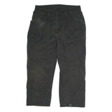 DICKIES Mens Regular Fit Black Workwear Cotton Blend Jeans W32 L25 Button