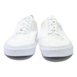 VANS Old Skool Mens Low Top Trainers White Canvas UK 6 Classic Skate Shoes