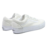 VANS Old Skool Mens Low Top Trainers White Canvas UK 6 Classic Skate Shoes