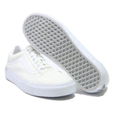 VANS Old Skool Mens Low Top Trainers White Canvas UK 6 Classic Skate Shoes