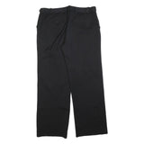 HOBBS LONDON Womens Wool Blend Black Regular Fit Straight Leg Trousers W34 L32