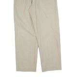 LEE COOPER Mens Cotton Blend Beige Regular Fit Straight Leg Trousers W32 L30