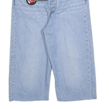 LEVI'S Womens Shorts Blue Cotton Blend Casual S W29 Vinyl Graphics