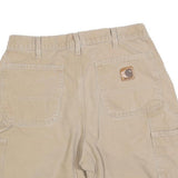 CARHARTT Mens Shorts Beige Cotton Blend Casual M W30 Workwear Utility