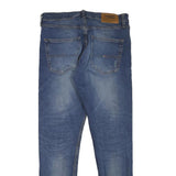 TOMMY HILFIGER Mens Slim Blue Denim Jeans Zip W31 L29 Classic Cotton Blend