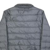 LEVI'S Mens Grey Jacket L Polyester Blend Puffer Lightweight Zip Up Casual