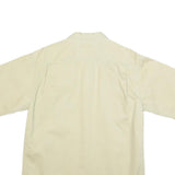 ROUTE 66 Mens Beige Cotton Blend Short Sleeve Shirt M Casual Workwear Style