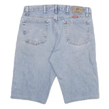 WRANGLER Mens Denim Light Blue Casual Shorts XL W34 Cotton Blend Classic Fit