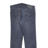 LEVI'S 513 Mens Jeans Blue Regular Straight Denim Medium W30 L26 Classic Fit Zip