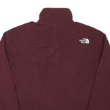 THE NORTH FACE Womens Maroon Jacket XS Polyester Blend Plain Zip Outdoor