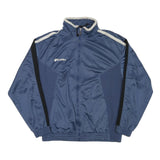 LOTTO Mens Blue & Cream Zip Jacket XL Polyester Blend Sports Casual Trackwear