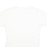 CHAMPION Mens White Classic Logo T-Shirt M Short Sleeve Crew Neck Cotton Blend