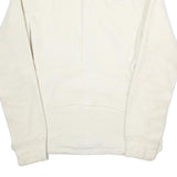 THE NORTH FACE Womens White Fleece Jacket S Polyester Outdoor Zip Up Slim Fit