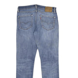 LEVI'S 511 Slim Mens Jeans Blue Denim Medium W34 L32 Slim Fit Zip Closure
