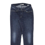 LEVI'S Womens Slim Blue Denim Medium Wash W28 L30 Slim Fit Zip Jeans