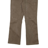 JECKERSON Womens Cotton Blend Brown Regular Straight Trousers W31 L28 Classic