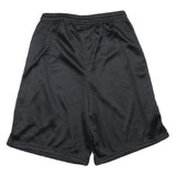 CHAMPION Mens Shorts Black S W24 Polyester Blend Mesh Casual Sports Logo