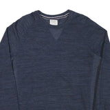 CHAMPION Mens Blue Crew Neck L Cotton Blend Sweatshirt Casual Pullover