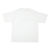 HARD ROCK CAFE Mens White Paris Graphic T-Shirt XL Short Sleeve Crew Neck