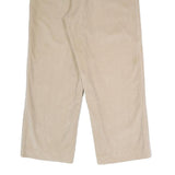 NORDSTROM Mens Cotton Beige Classic Straight Trousers W32 L31 Casual Elegant Zip