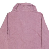 ADIDAS Womens Pink Zip Jacket XL Polyester Plain Sports Activewear Casual