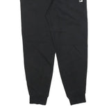 FILA Mens Joggers Black S W28 L28 Slim Tapered Cotton Blend Logo Casual Wear
