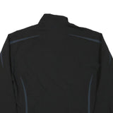 NEW BALANCE Mens Black & Grey Athletic Jacket L Polyester Blend Zip Sportswear